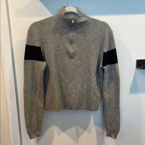 Brandy Melville Light Gray Knit Top